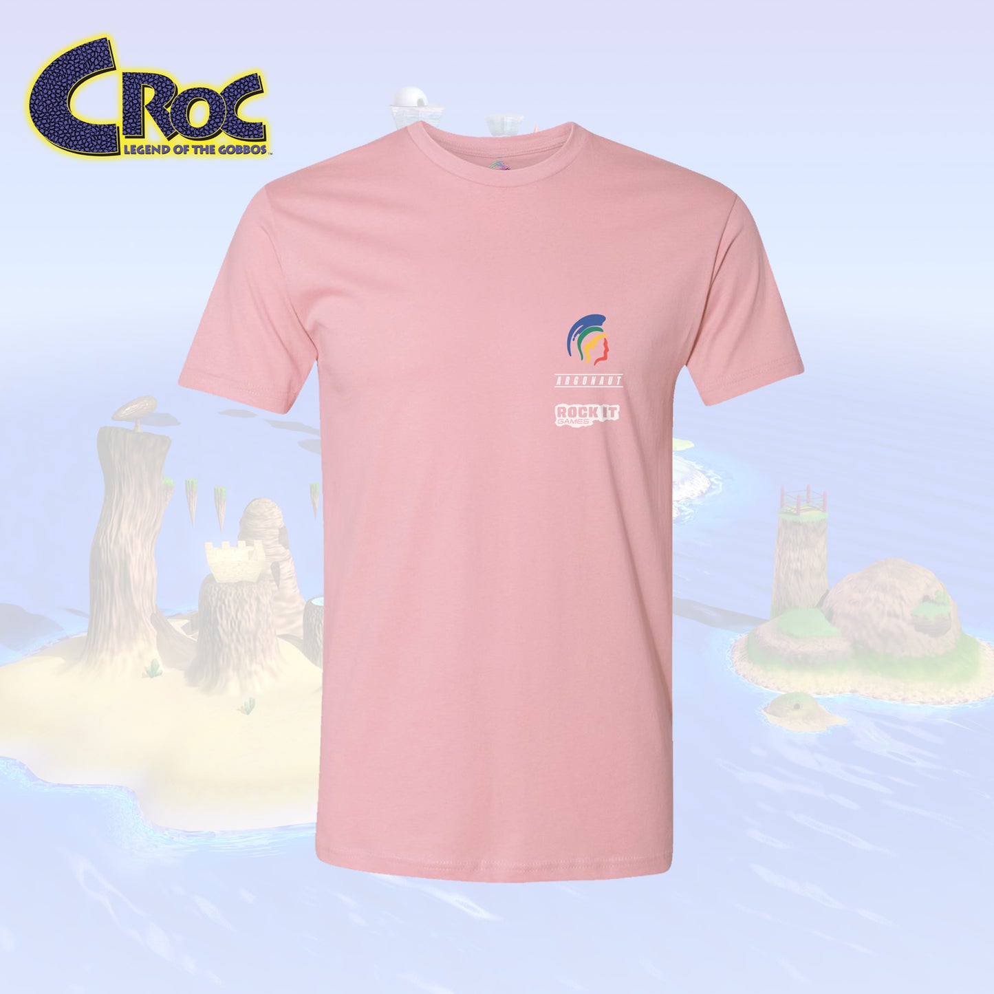 The Croc Adventurer’s Tee Unisex Light Pink