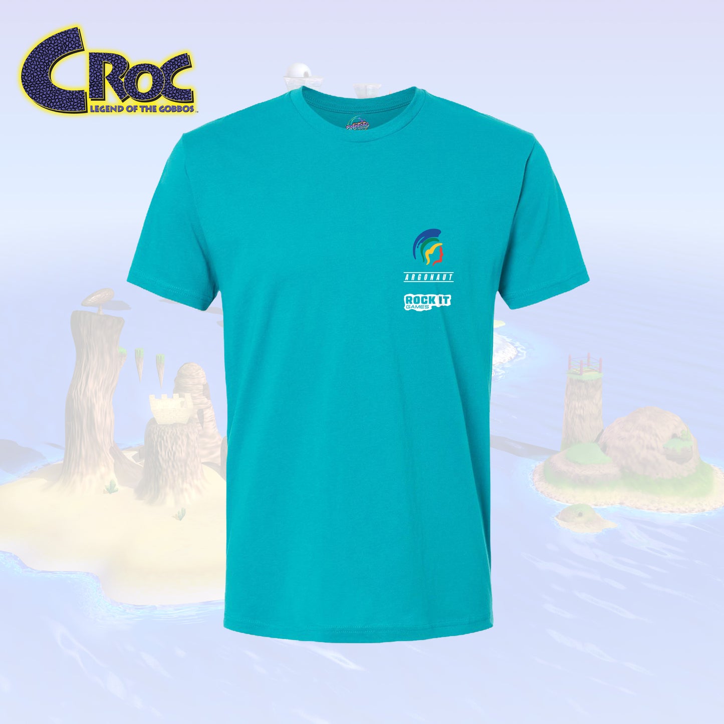 The Croc Adventurer’s Tee Unisex Tahiti Blue