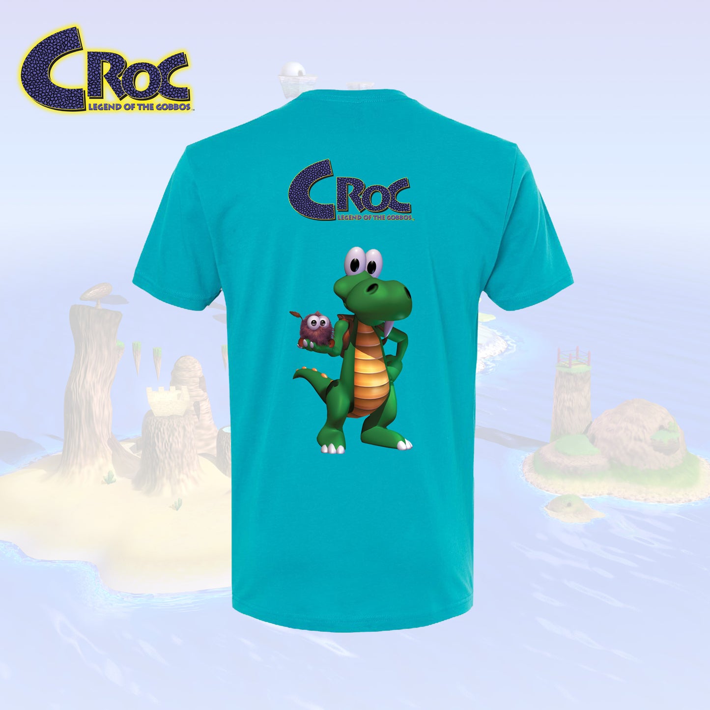 The Croc Adventurer’s Tee Unisex Tahiti Blue