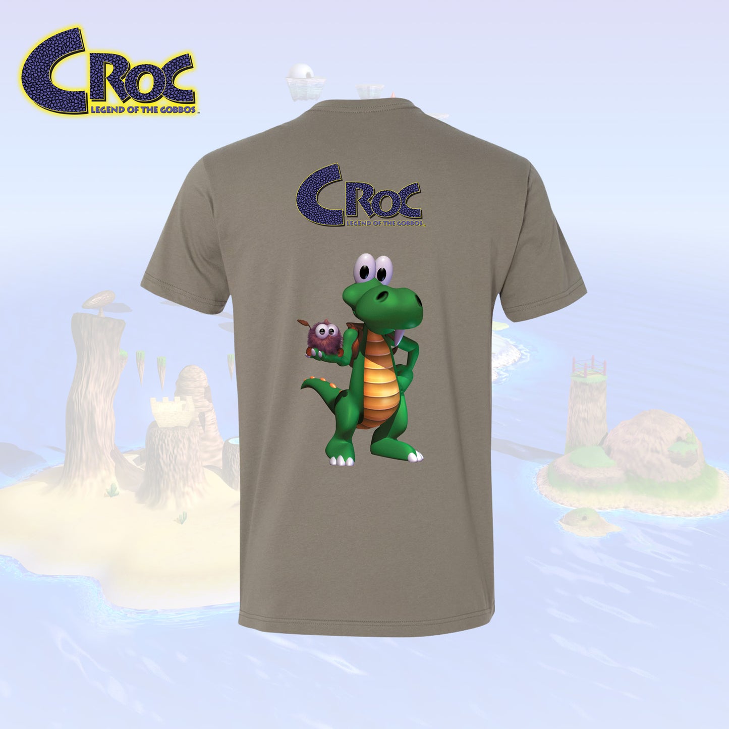 The Croc Adventurer’s Tee Unisex Warm Grey