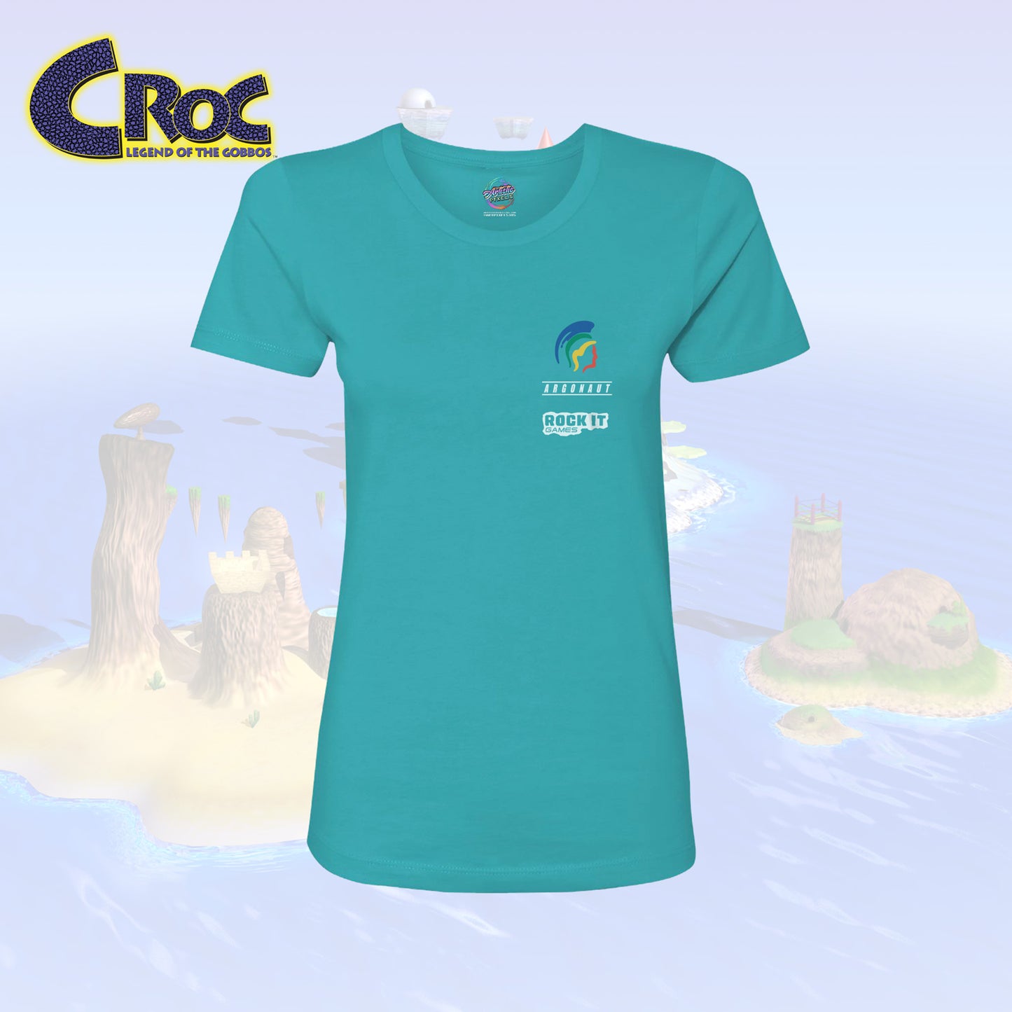 The Croc Adventurer’s Tee Women's Tahiti Blue