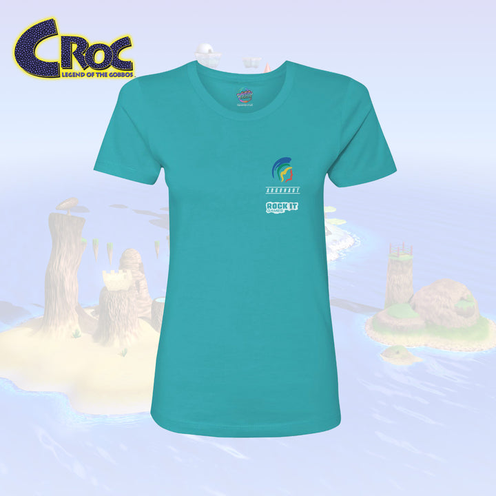 The Croc Adventurer’s Tee Women's Tahiti Blue