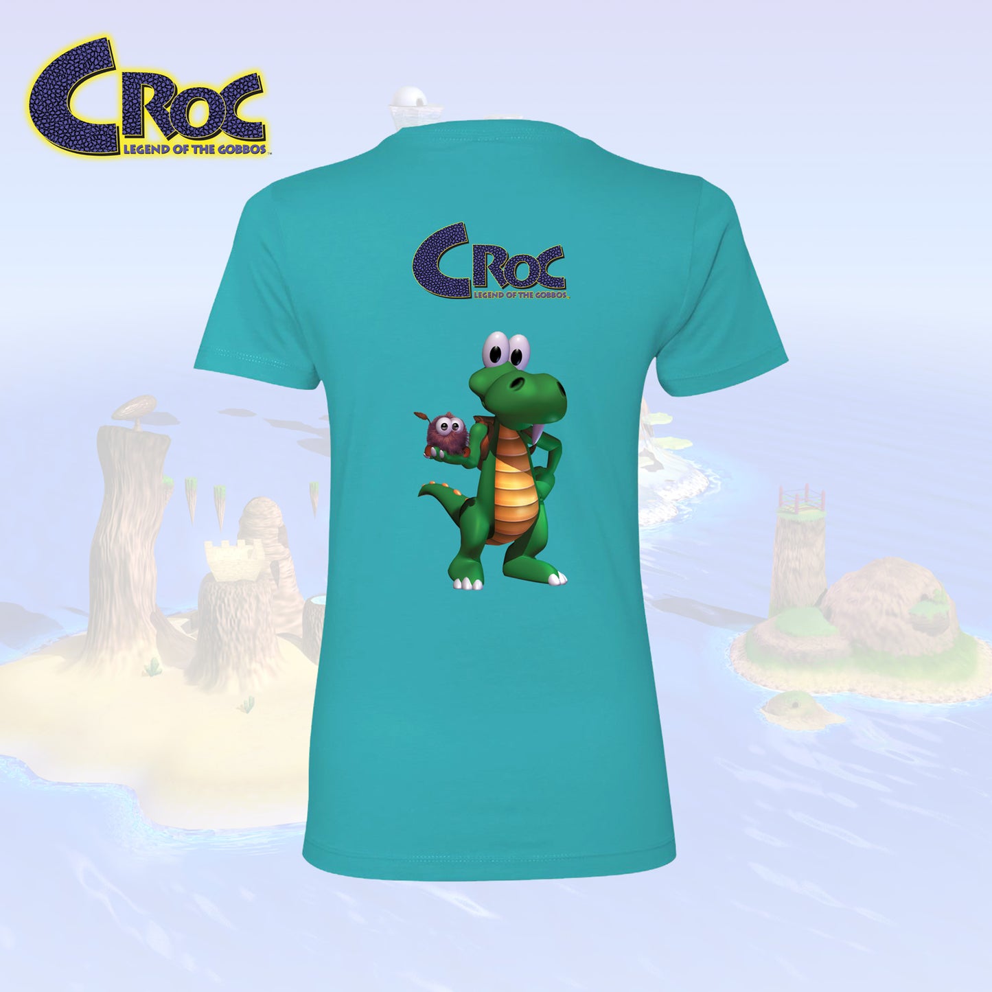 The Croc Adventurer’s Tee Women's Tahiti Blue