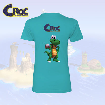 The Croc Adventurer’s Tee Women's Tahiti Blue