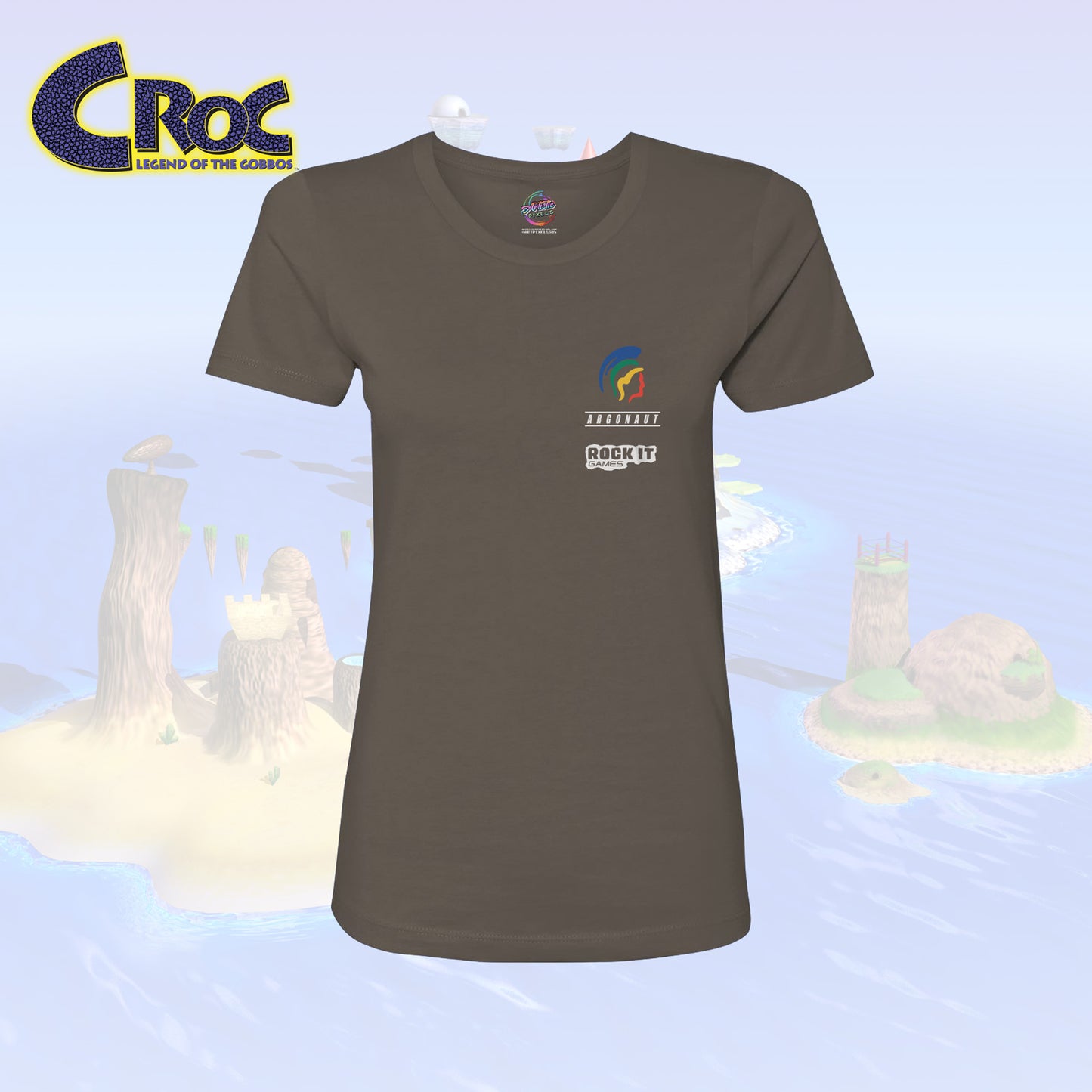 The Croc Adventurer’s Tee Women's Warm Grey